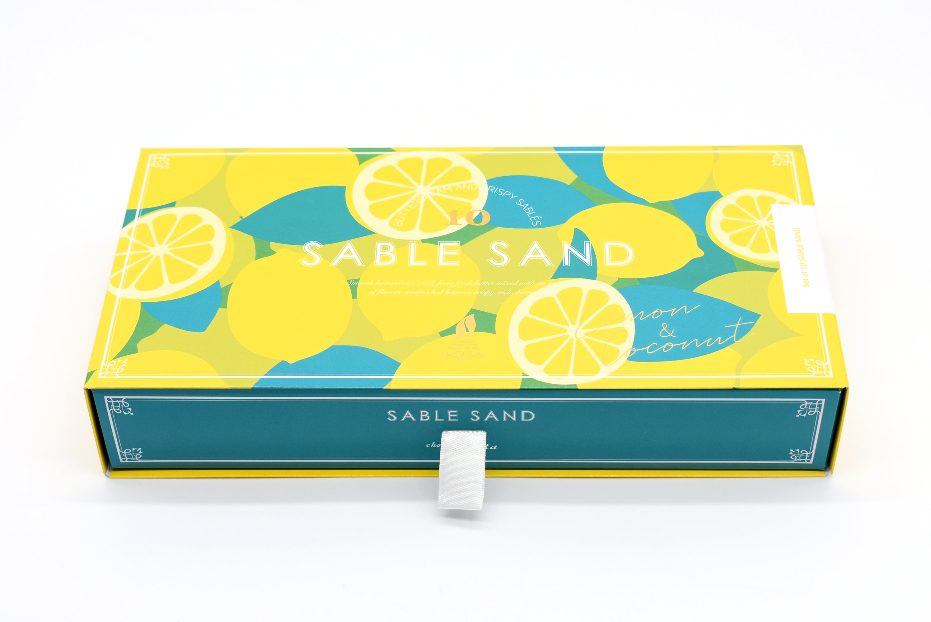 夏季限定　サブレサンド(レモン&ココナッツ)　10個入