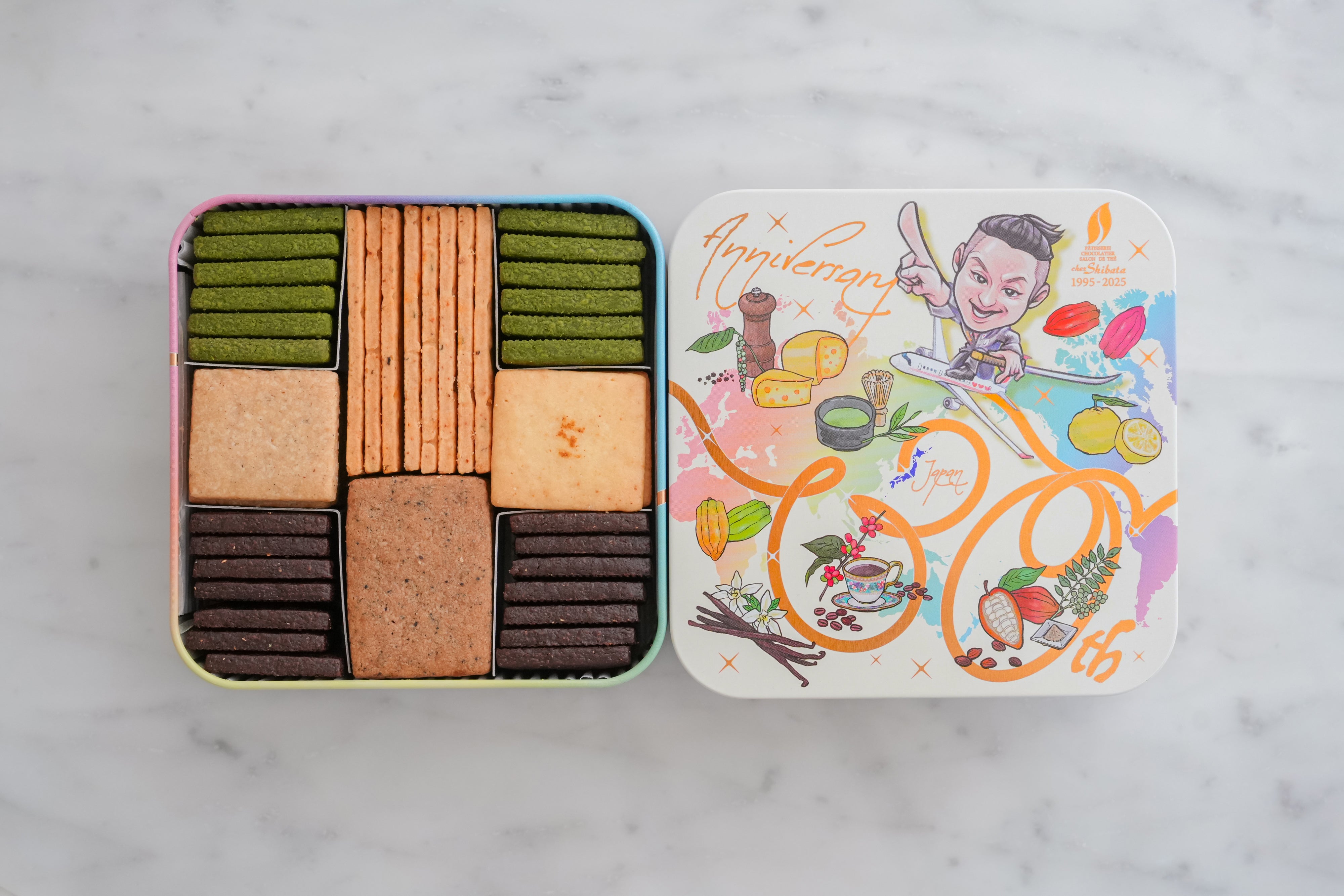 アニバーサリークッキー缶