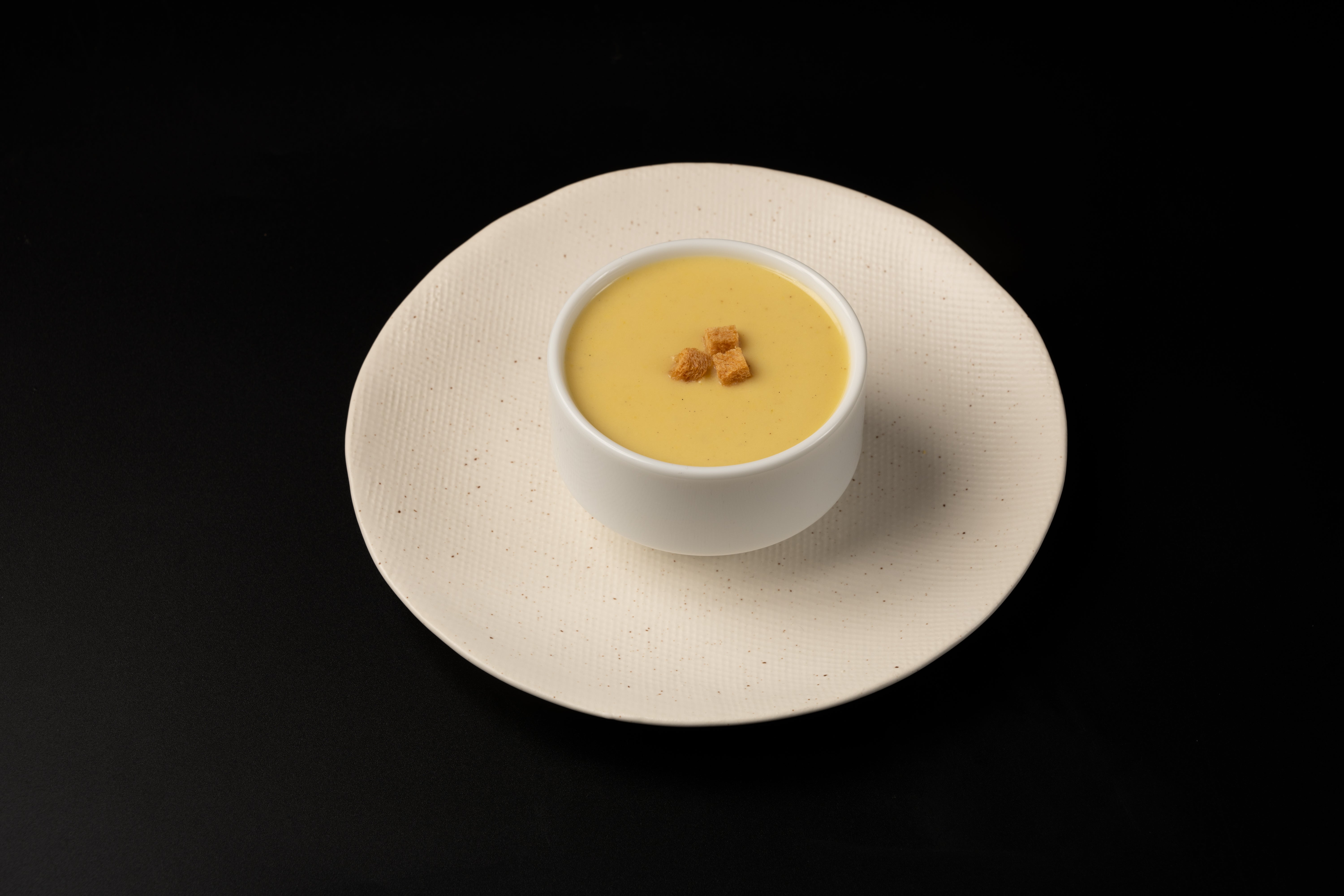 素材を活かしたコーンスープ